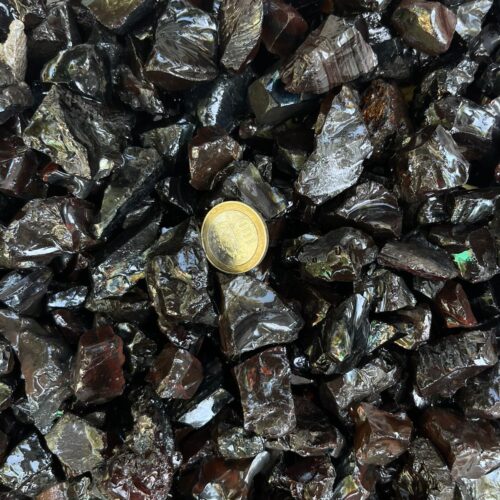 Piedra negra Brillante