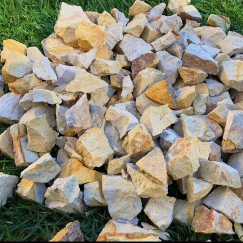 Piedra Gravilla amarilla mix