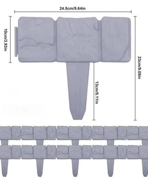 Borde tipo piedras - Imagen 2