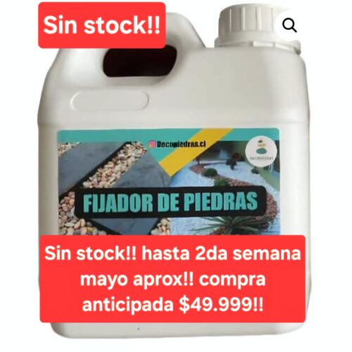 Fijador para piedras, (Rinde 10 a 12m2) solo pegamento! ultra concentrado! (copia)