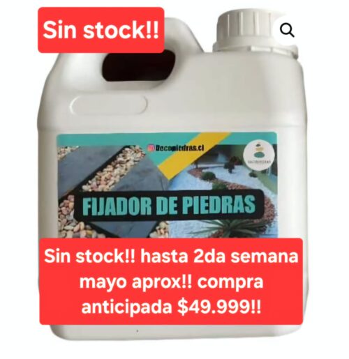 Fijador para piedras, (Rinde 10 a 12m2) solo pegamento! ultra concentrado! (copia)